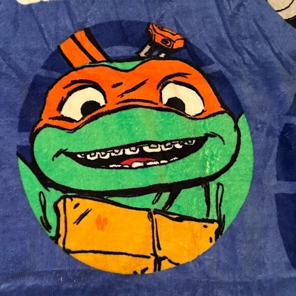TEENAGE MUTANT NINJA TURTLES MUTANT MAYHEM MICROFIBER THROW NICKELODEON 46X60 - Picture 2 of 7